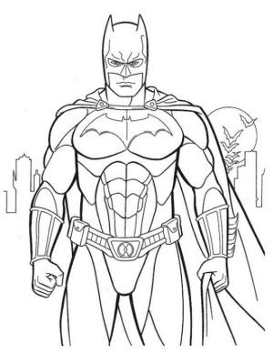 Superhero Coloring Pages Batman