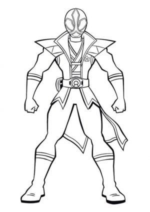 Superhero Coloring Pages Preschool Silver Power Ranger Ninja