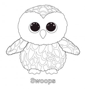 Swoops Beanie Boo Coloring Pages fdx3