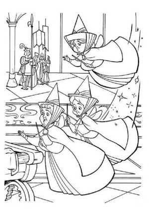 The Fairies from Princess Sofia the First Coloring Pages to Print Out for Girls – 74671