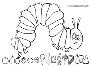 The Very Hungry Caterpillar Coloring Pages Free for Kids – 34675