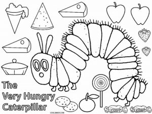The Very Hungry Caterpillar Coloring Pages Free for Kids – 52899