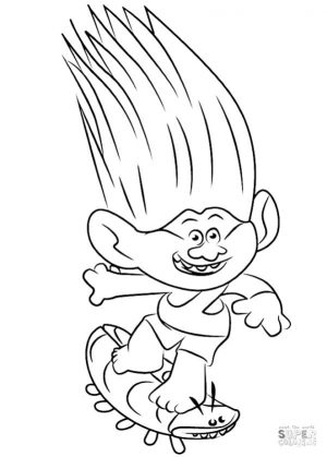 Trolls Coloring Pages Free Printable Aspen Heitz