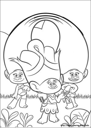 Trolls Coloring Pages for Kids An Artistic Troll