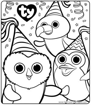Ty Beanie Boo Coloring Pages Online 3ufz