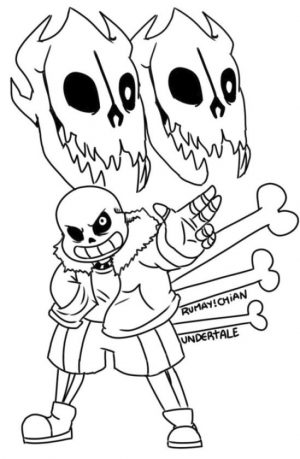 Undertale Coloring Pages Printable fgh7