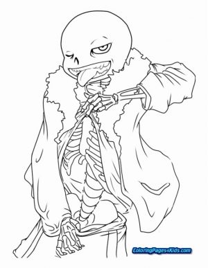 Undertale Coloring Pages for Kids col6