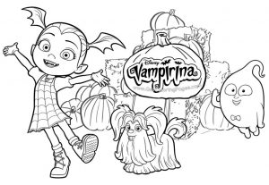 Vampirina Coloring Pages Disney Junior Printable