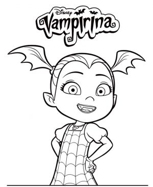 Vampirina Coloring Pages Free