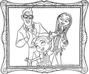 Vampirina Coloring Pages Photo of Vampirinas Family