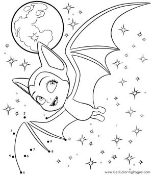 Vampirina Coloring Pages Vampirina Flying as Bat