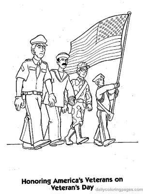 Veteran’s Day Coloring Pages for Preschool – 7avsm