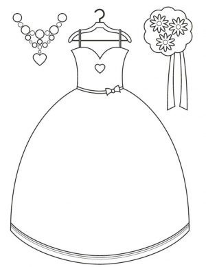 Wedding Dress Coloring Pages – 8sn3