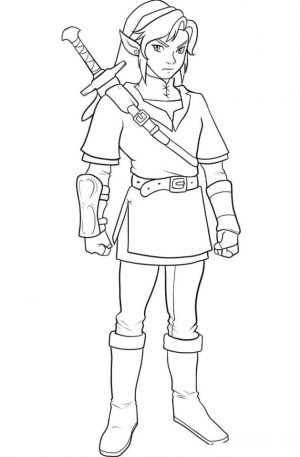 Zelda Coloring Pages Free Printable for Kids clc0
