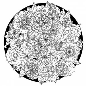 Abstract Coloring Pages to Print for Grown Ups   08941