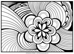 Abstract Coloring Pages to Print for Grown Ups   67931