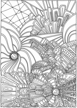 Abstract Coloring Pages to Print for Grown Ups   85692