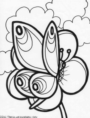 Adult Coloring Pages of Butterfly Printable   6a74h