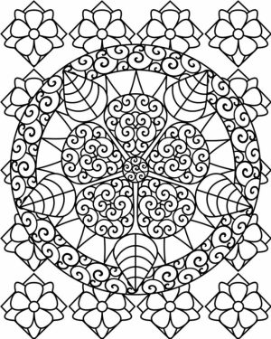 Adult Printable Abstract Coloring Pages   07031