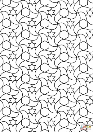 Adult Printable Tessellation Coloring Pages   81996