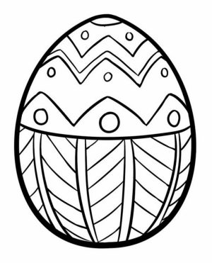 Adults Printable Easter Egg Coloring Pages   56472