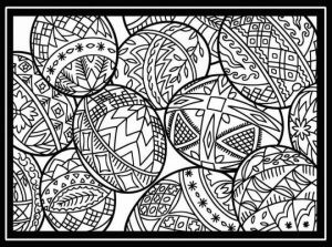Adults Printable Easter Egg Coloring Pages   56721