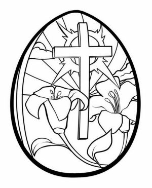 Adults Printable Easter Egg Coloring Pages   89702