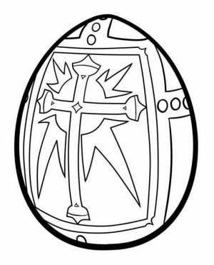 Advanced Coloring Pages of Easter Egg for Grown Ups   57730