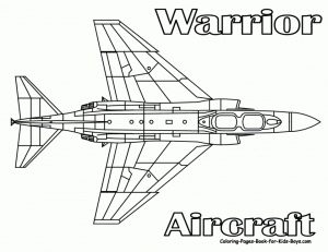 Airplane Coloring Pages for Kids   2fd67