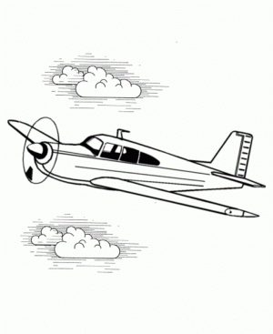 Airplane Coloring Pages to Print   543bc
