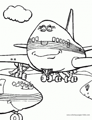 Airplane Coloring Pages to Print   ucvr4