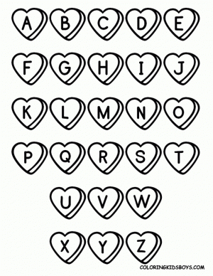 Alphabet Coloring Pages for Kids   37691