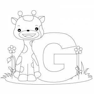Alphabet Coloring Pages for Kindergarten Students   09673