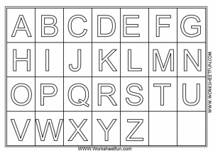 Alphabet Coloring Pages for Kindergarten Students   69071