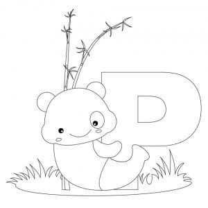 Alphabet Coloring Pages Kids Printable   12154