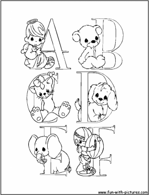 Alphabet Coloring Pages Online Educational Printable   46573