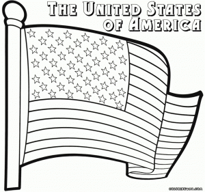 American Flag Coloring Pages Free to Print   31783
