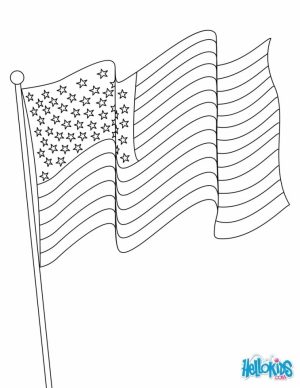American Flag Coloring Pages Kids Printable   14264