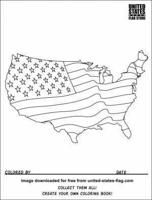 American Flag Coloring Pages Kids Printable   56741