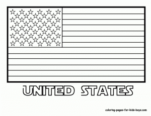 American Flag Coloring Pages Printable   46842