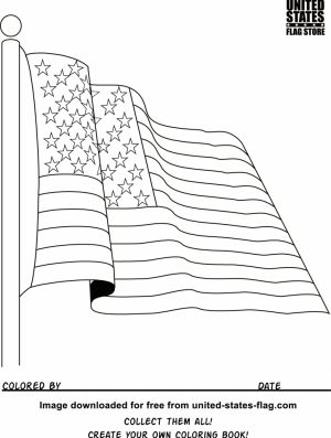 American Flag Coloring Pages Printable   78532