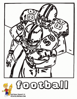 American Football Player Coloring Pages to Print Out   15472