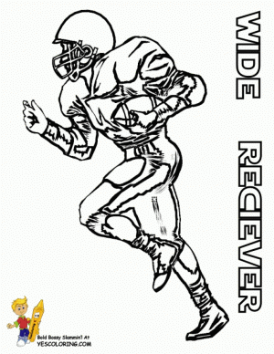 American Football Player Coloring Pages to Print Out   37195