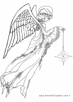 Angel Coloring Pages for Adults   24V8