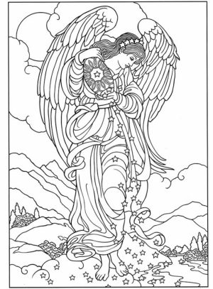 Angel Coloring Pages for Adults   94CY6