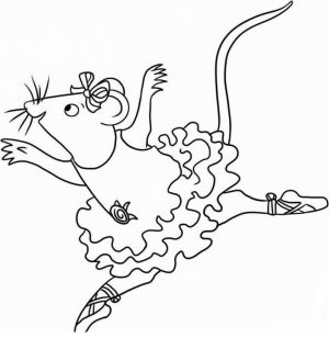 Angelina Ballerina Coloring Pages Free Printable   772660