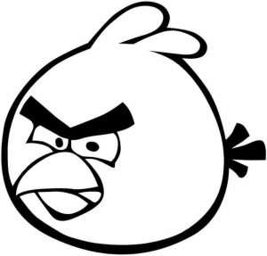Angry Bird Coloring Pages for Toddlers   xM7zV