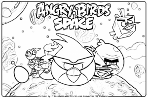 Angry Bird Coloring Pages to Print Online   K0X5s