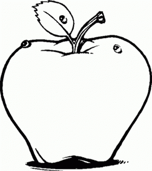Apple Coloring Pages Free Printable   p3frm