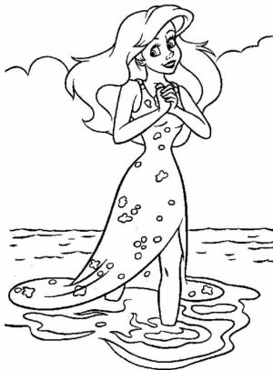 Ariel Coloring Pages Free to Print   j6hdb